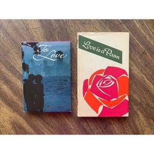 Lot of 2; “To Love”, & “Love Is a Poem”